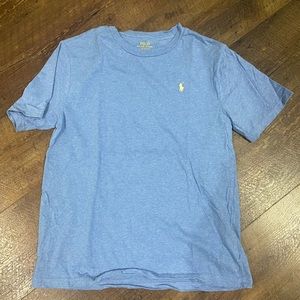 Boy’s polo Tshirt. Light blue size large(14/16)